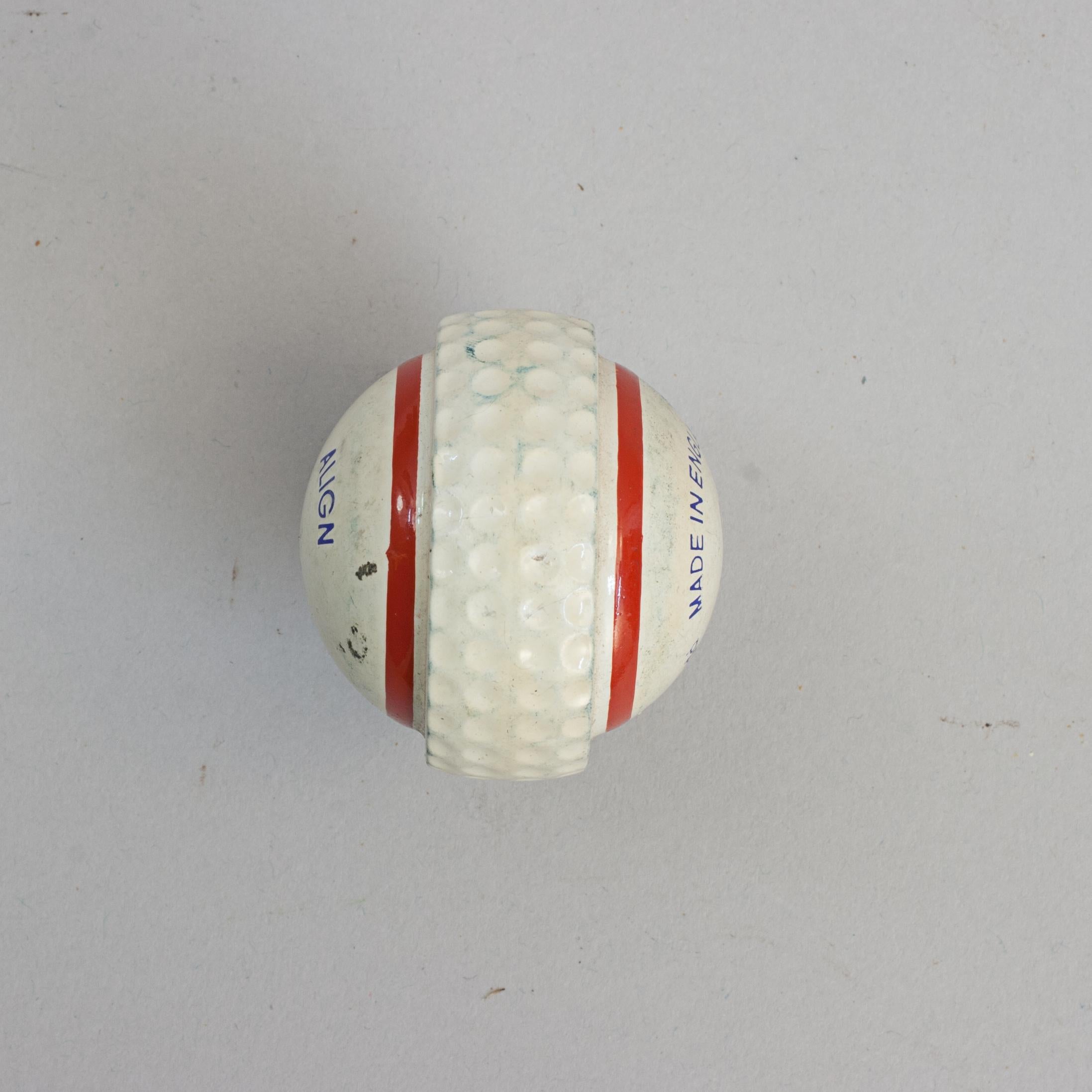 Vintage Practice Golf Ball, Align Pure Strike For Sale 5