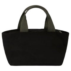 Vintage Prada 2000's Black Nylon Mini Tote Bag