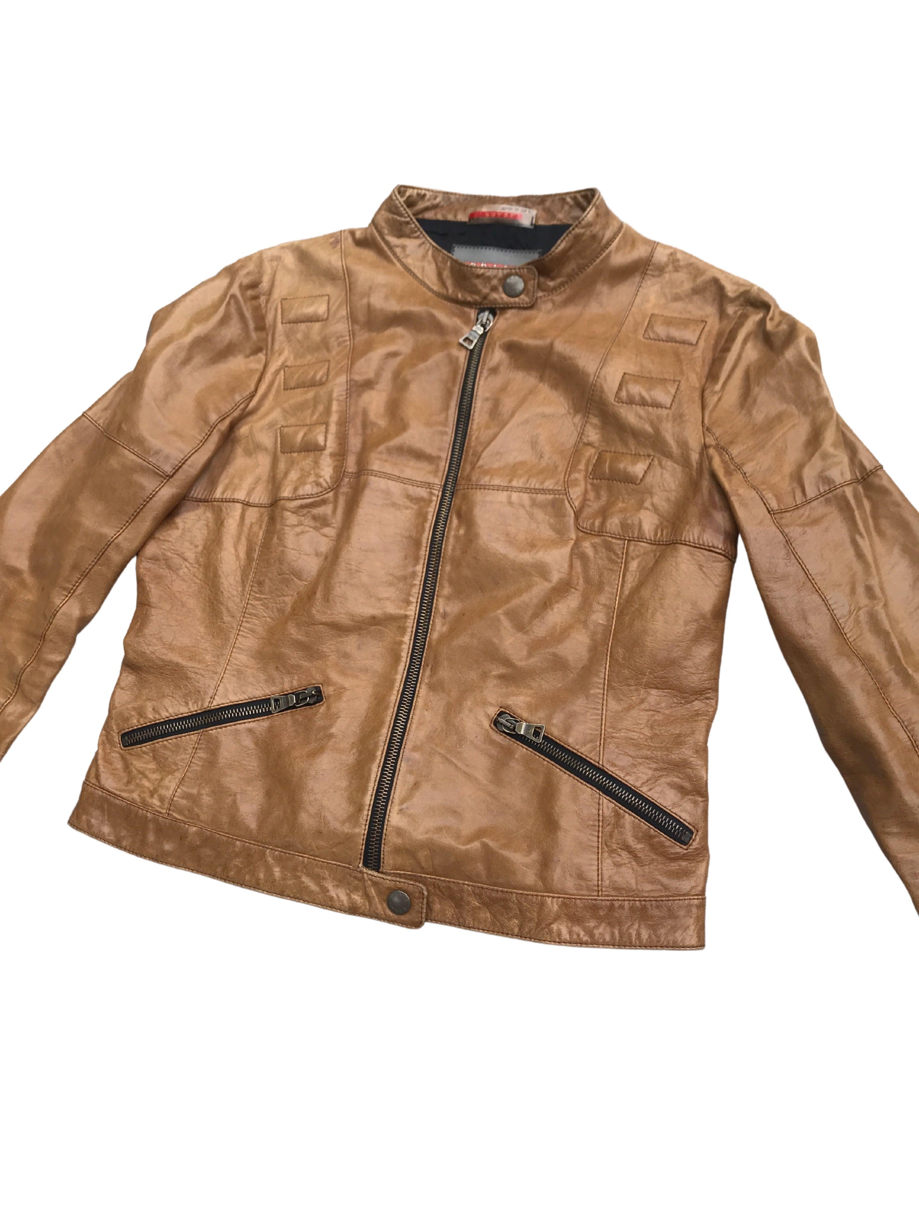 prada leather jacket vintage