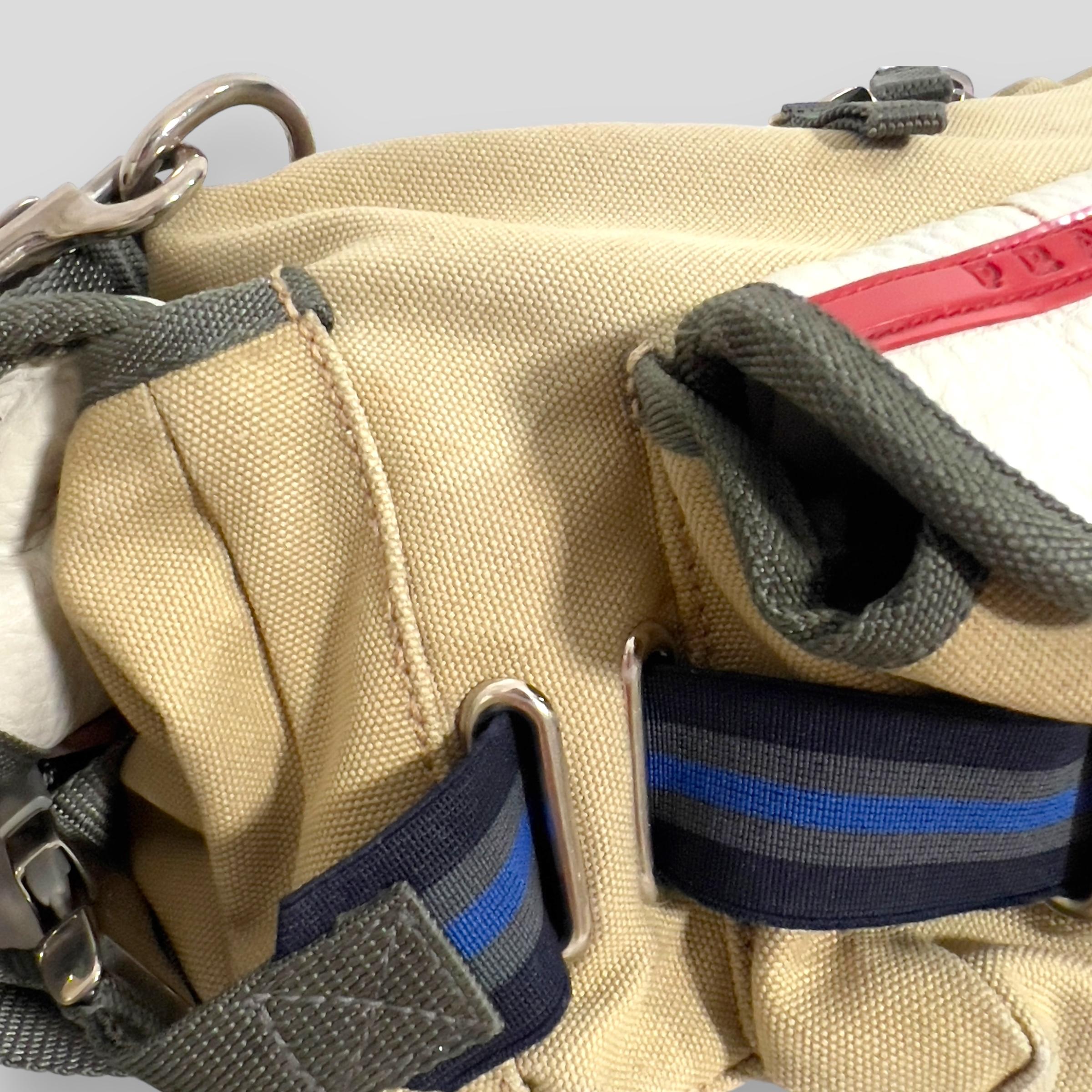Women's Vintage Prada c. 2001 Cargo parachute bag