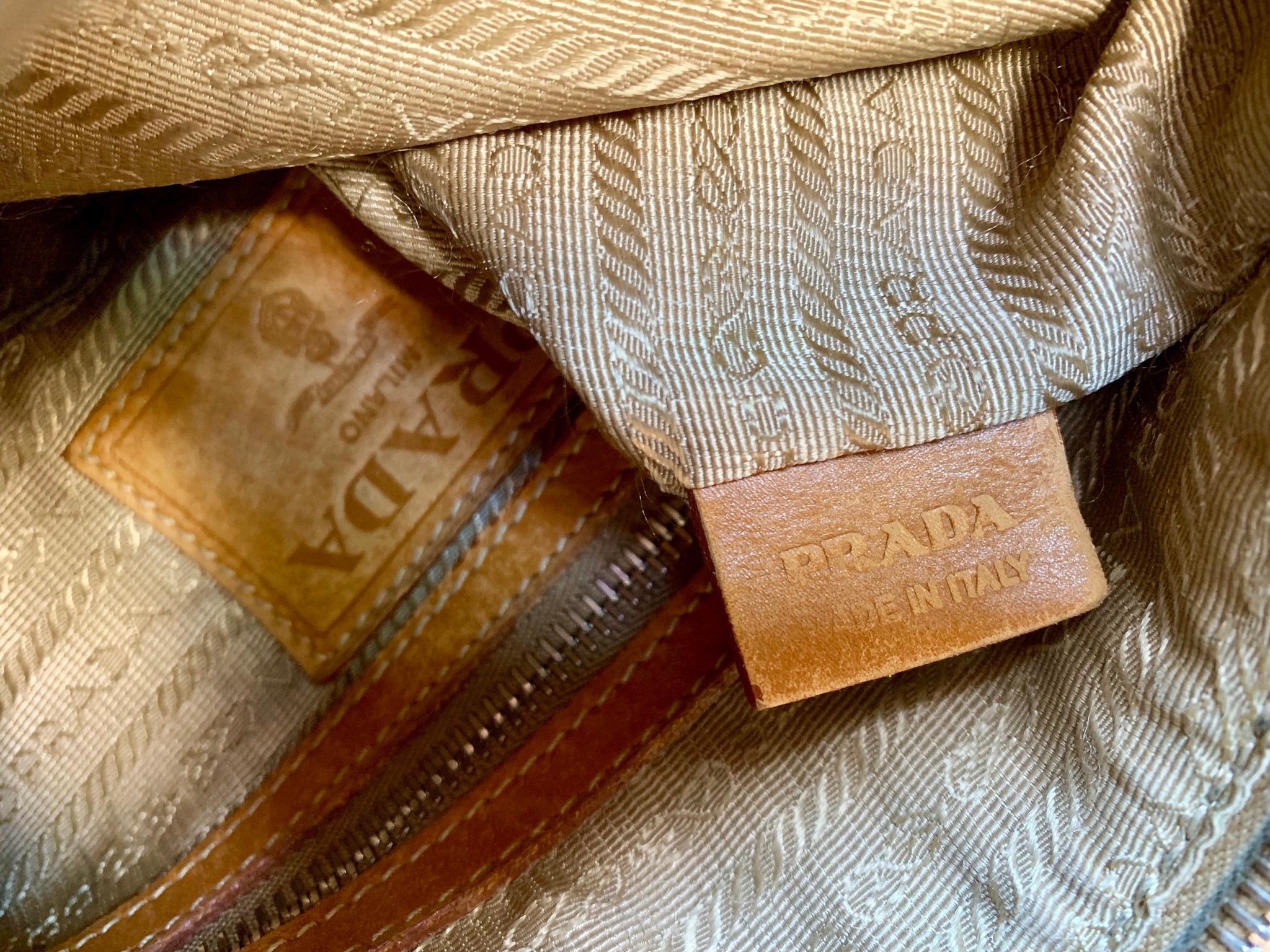 vintage prada milano dal 1913 handbag