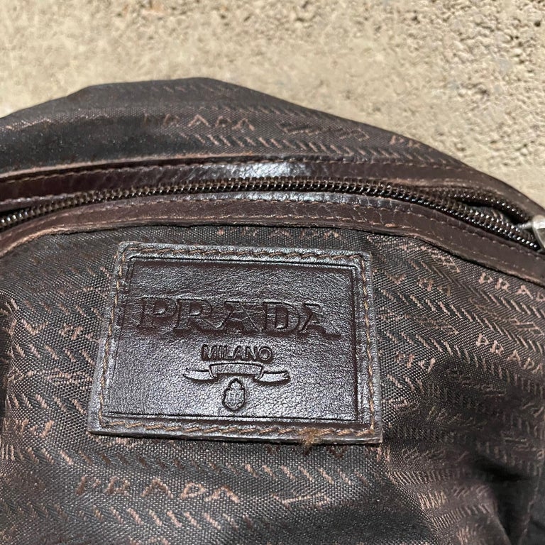 Vintage Prada Milano Leather Satchel Shoulder Handbag Lock and Key Embossed  Logo For Sale at 1stDibs | prada milano hand bag, prada milano leather bag, vintage  prada milano bag