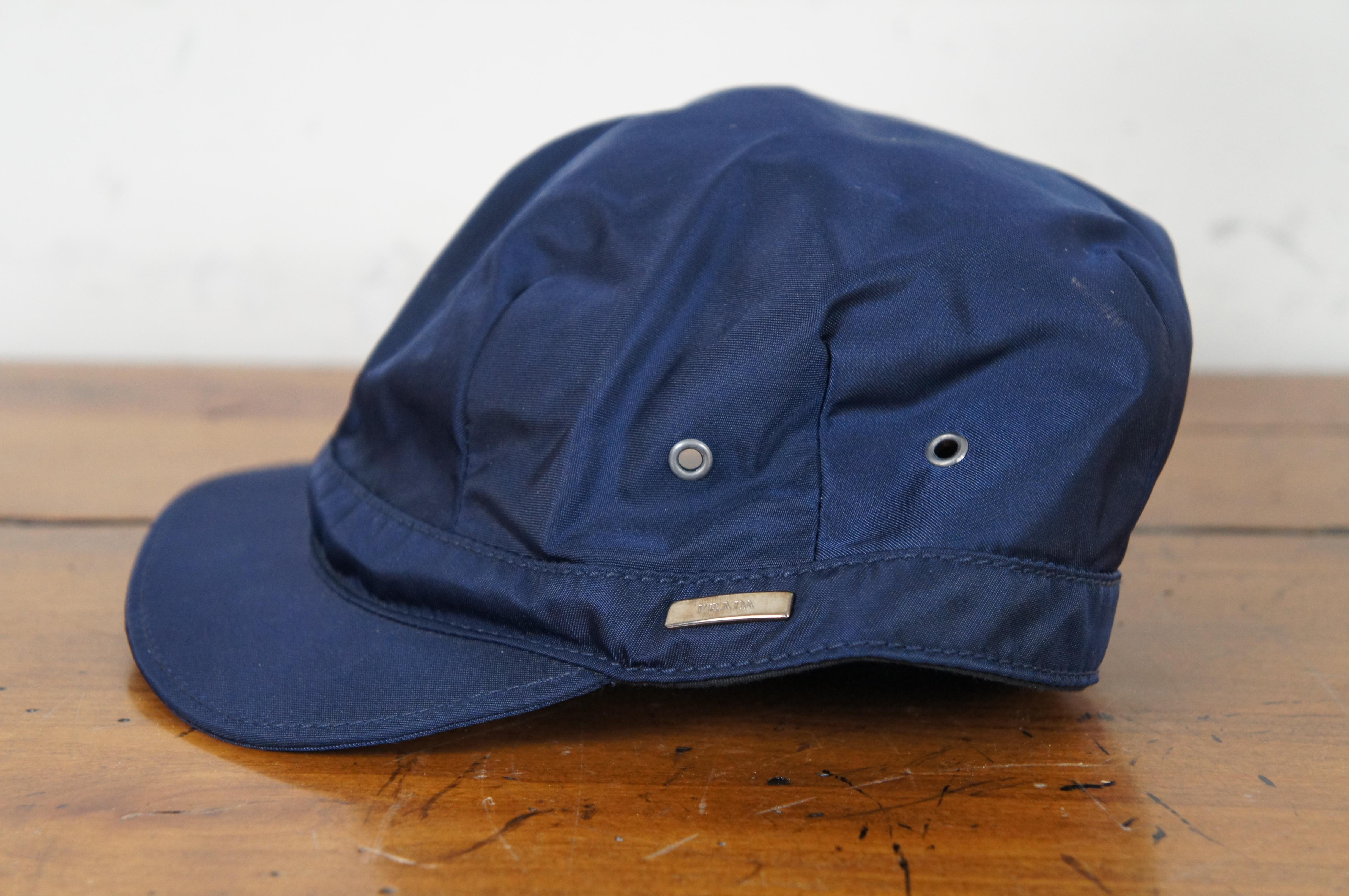 blue prada hat