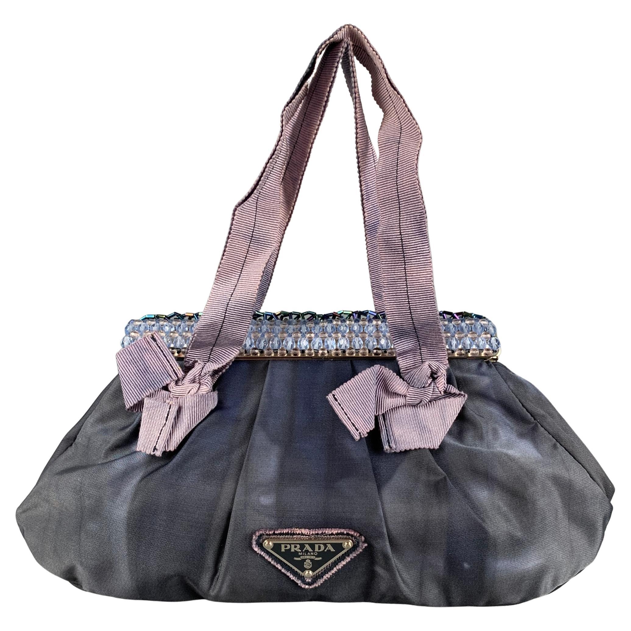 Prada, Bags, Prada Purple Jewel Mini Crossbody Bag Vintage