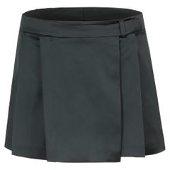 Vintage Prada Satin 2000's Pleated Wrap Skirt