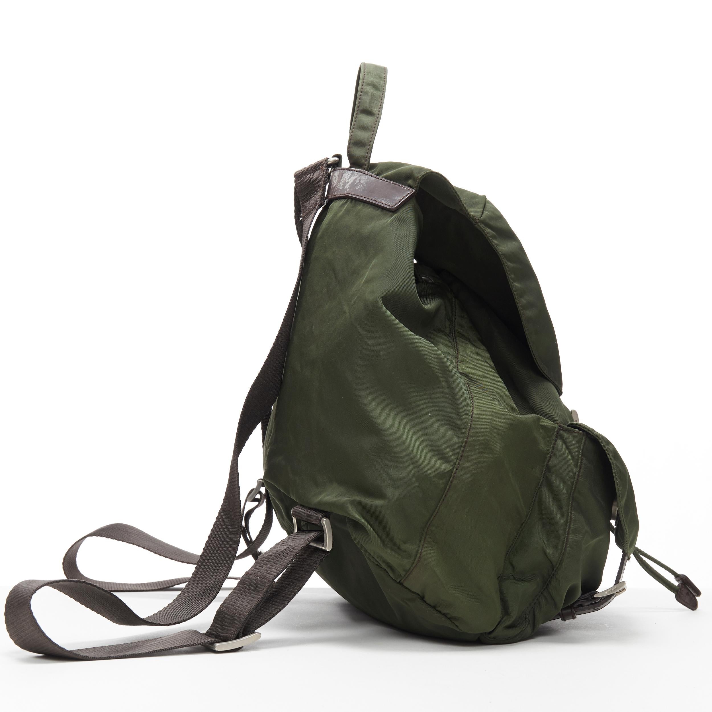 green prada backpack