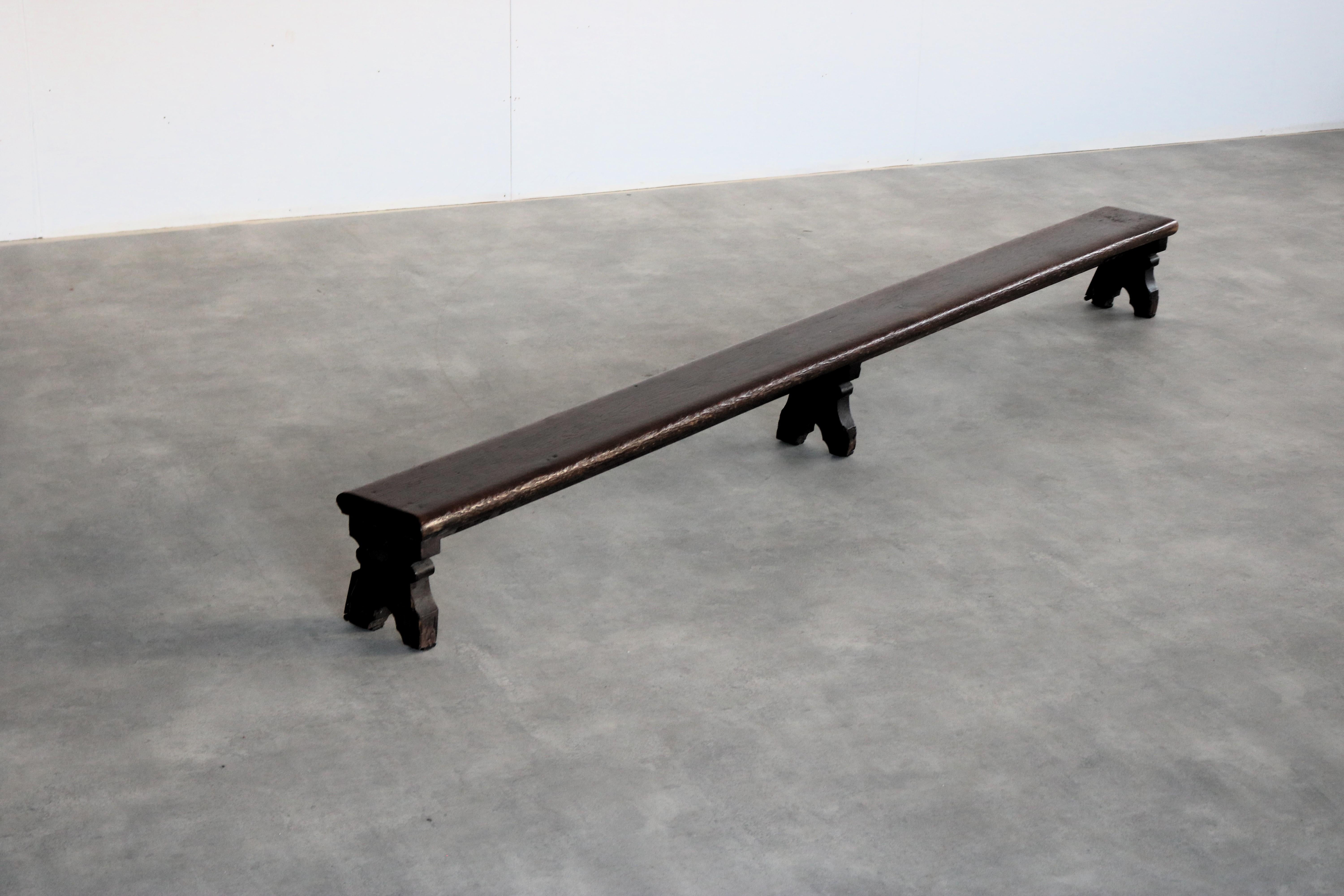 Dutch vintage prayer bench  bench  1840