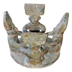 Vintage Pre-Columbian Style Pottery Centerpiece