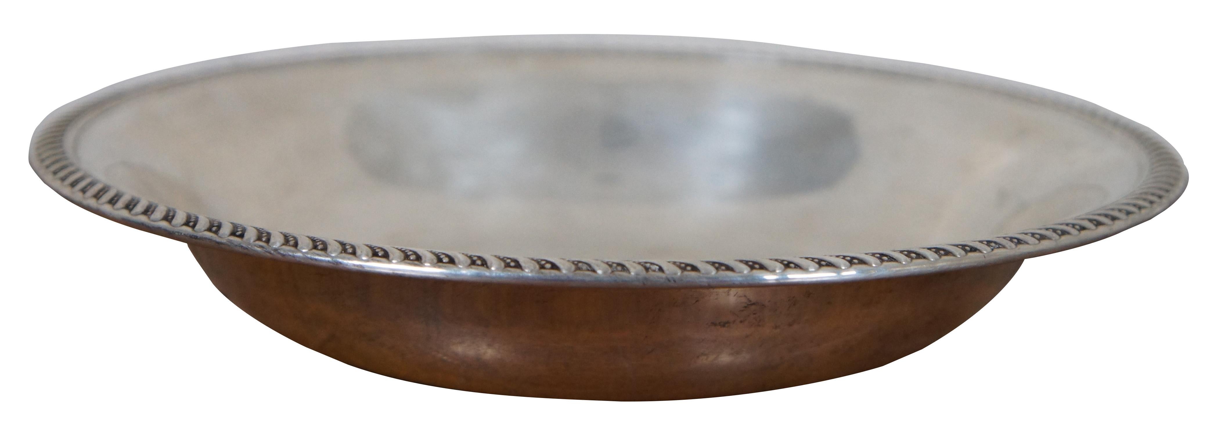Mid-Century Modern Vintage Preisner Psco Sterling Silver Serving Bowl Candy Dish Centerpiece 200g For Sale