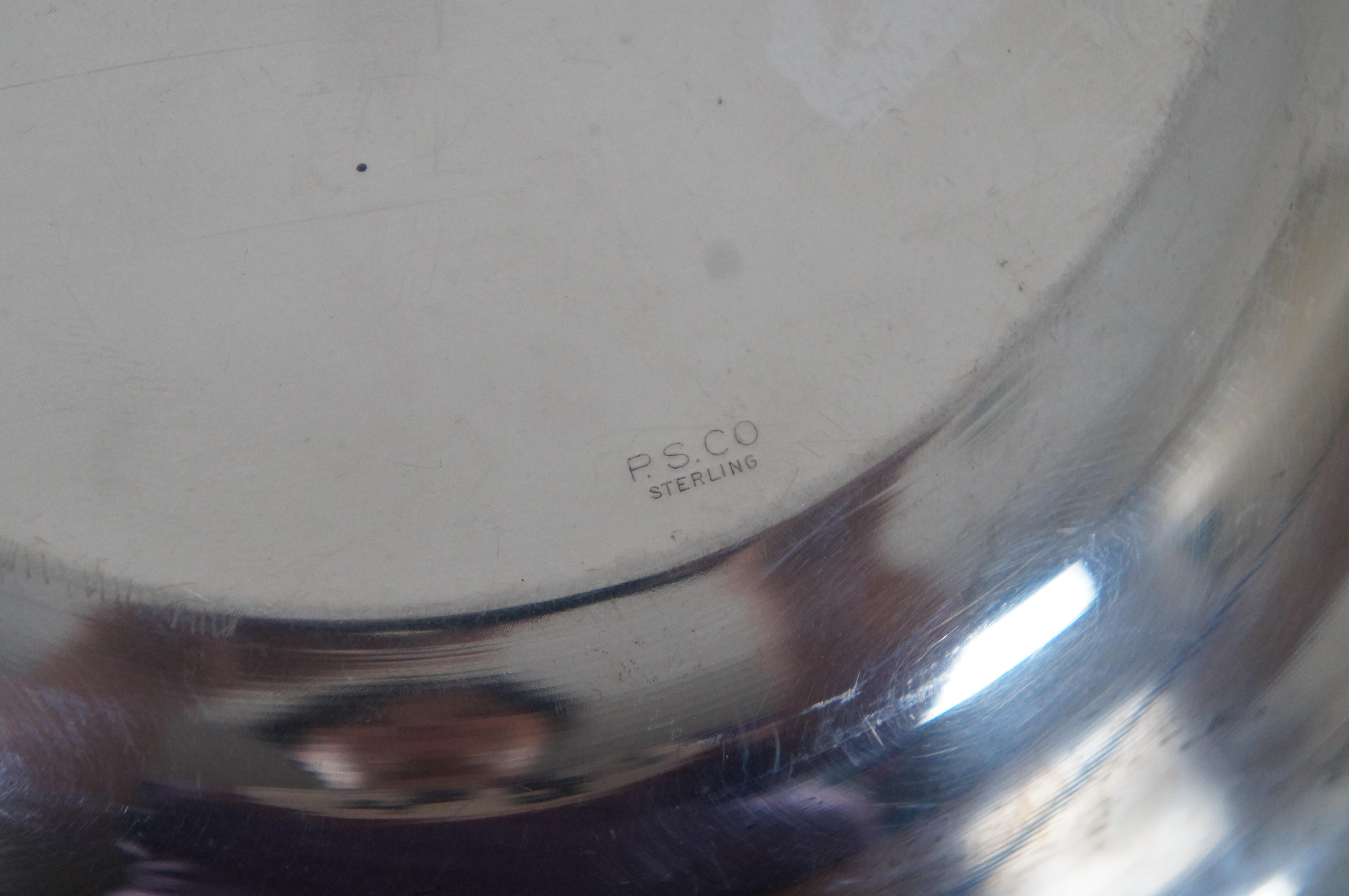 Vintage Preisner Psco Sterling Silver Serving Bowl Candy Dish Centerpiece 200g For Sale 3