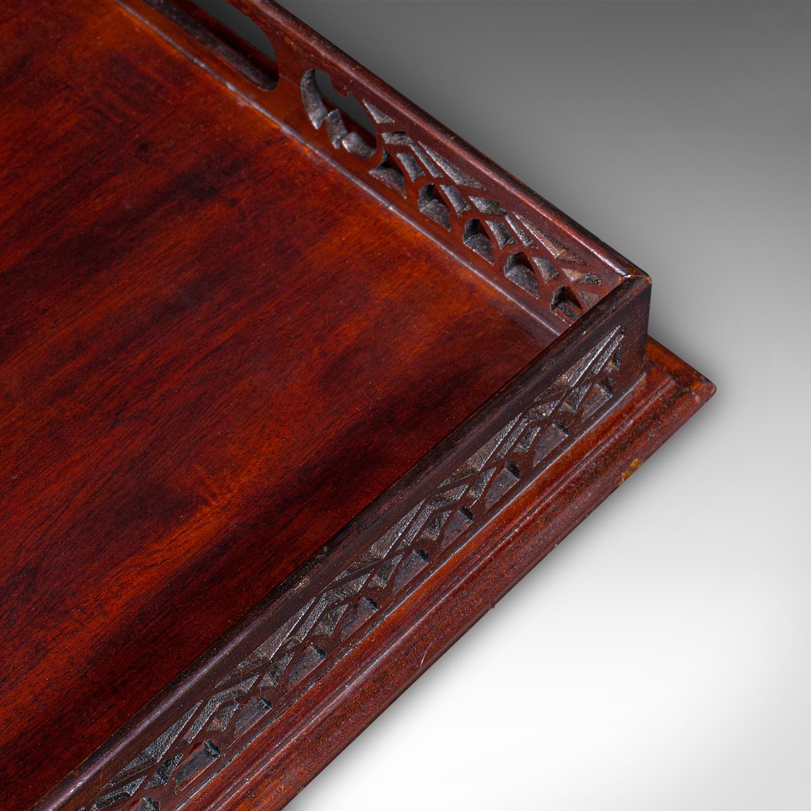 Vintage Presentation Serving Tray, English, Afternoon Tea, Aperitif Server, 1980 For Sale 1