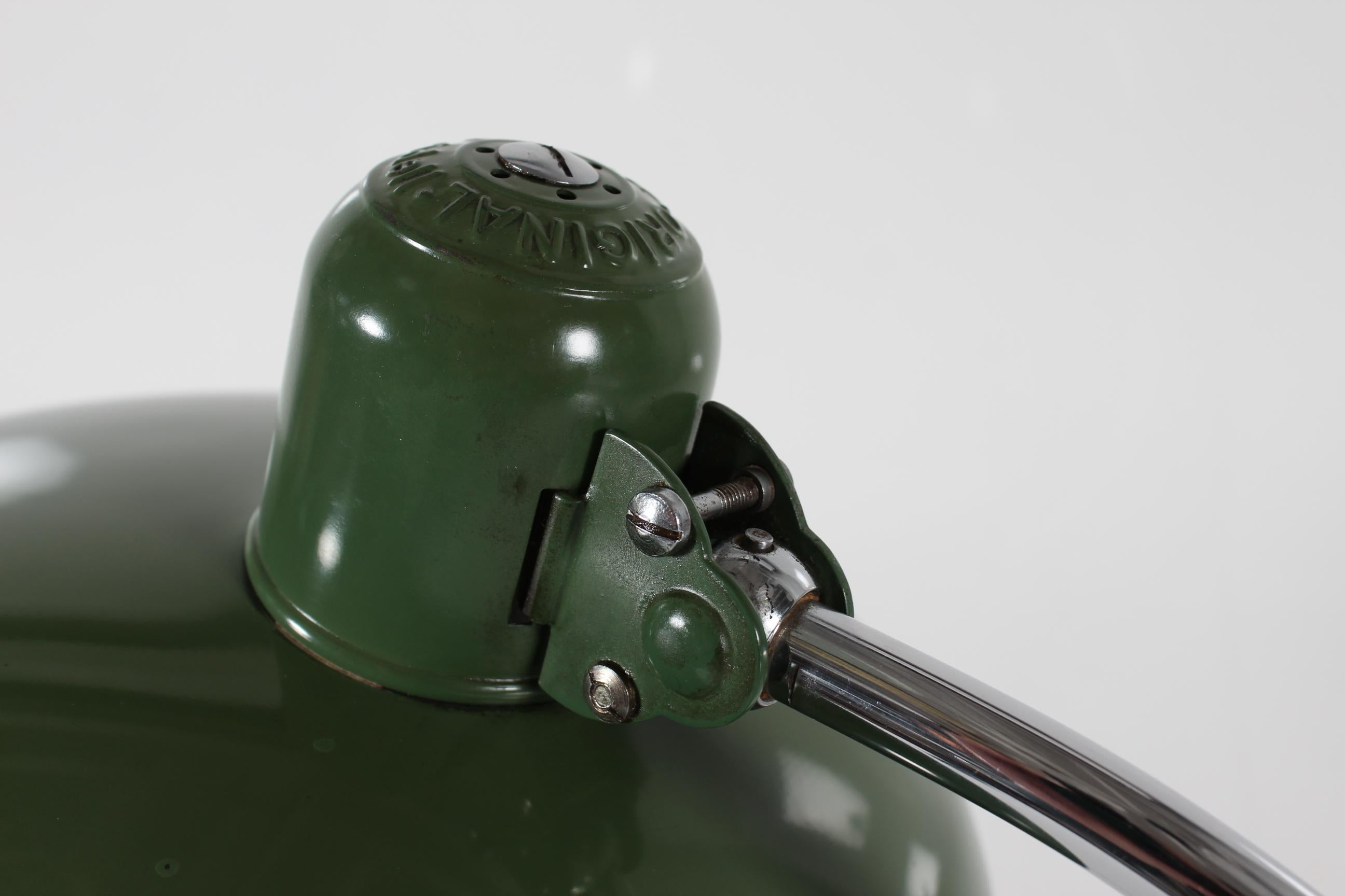 Lampe de bureau Vintage President Model No Dell 6631 par Christian Dell pour Kaiser Idell 1950s en vente 5