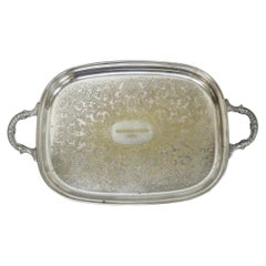 Vintage "President's Club 1961" Silver Plated Award Serving Platter Butlers Tray