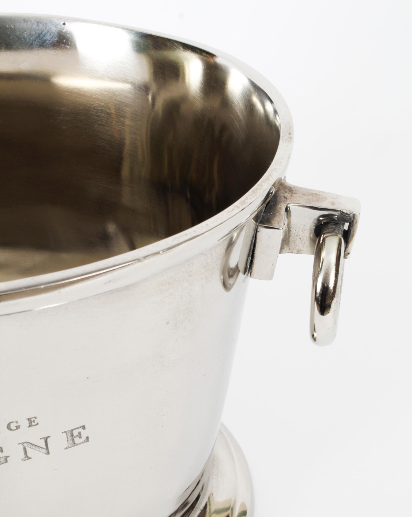 Prestige Champagner-Kühler/Eiskübel im Vintage-Stil, 20. Jahrhundert im Angebot 6