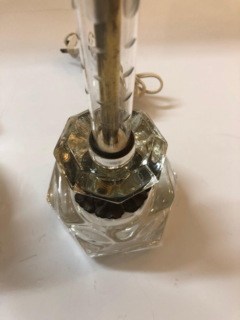 Crystal Candlestick Lamps