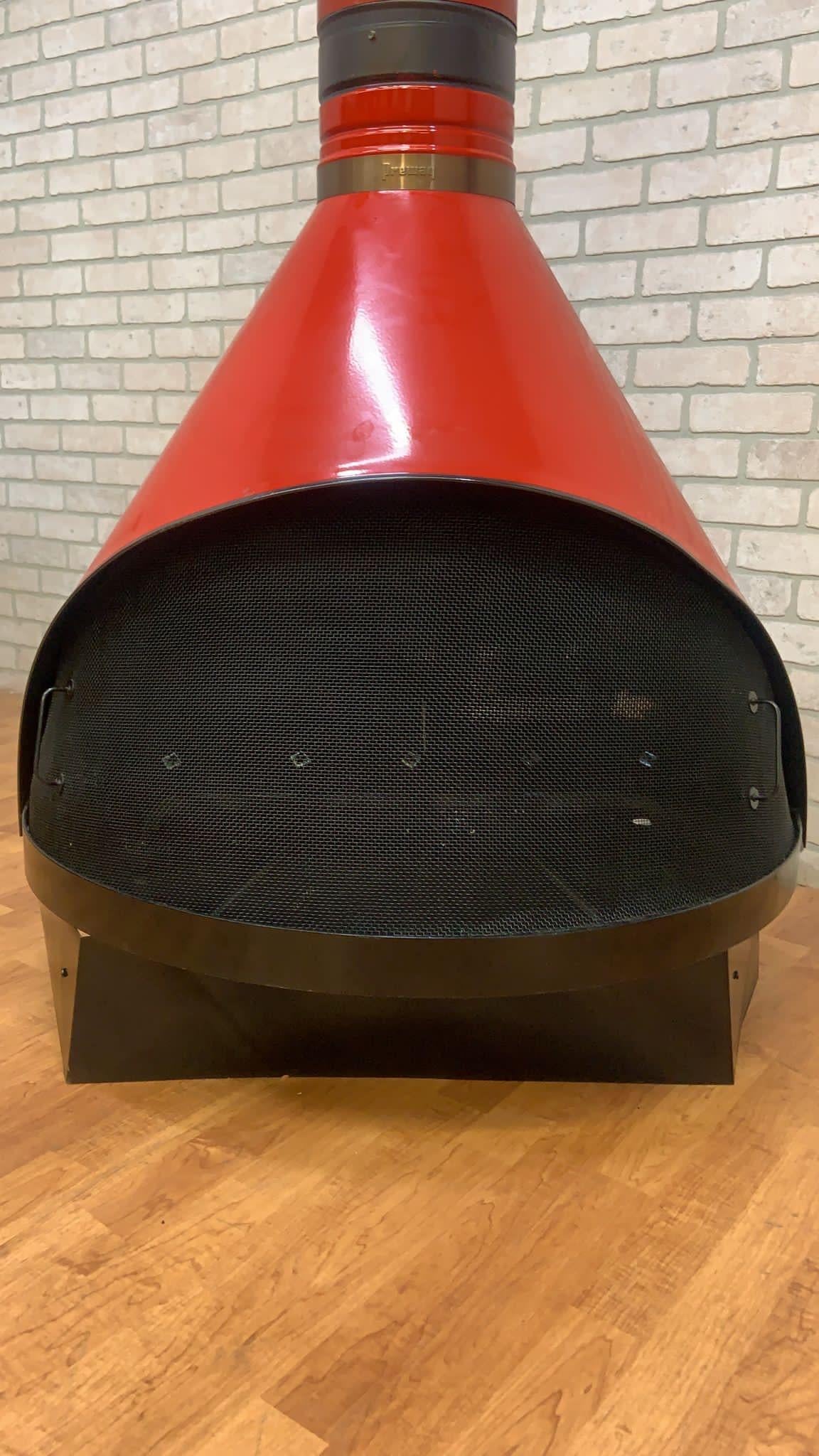cone fireplace indoor