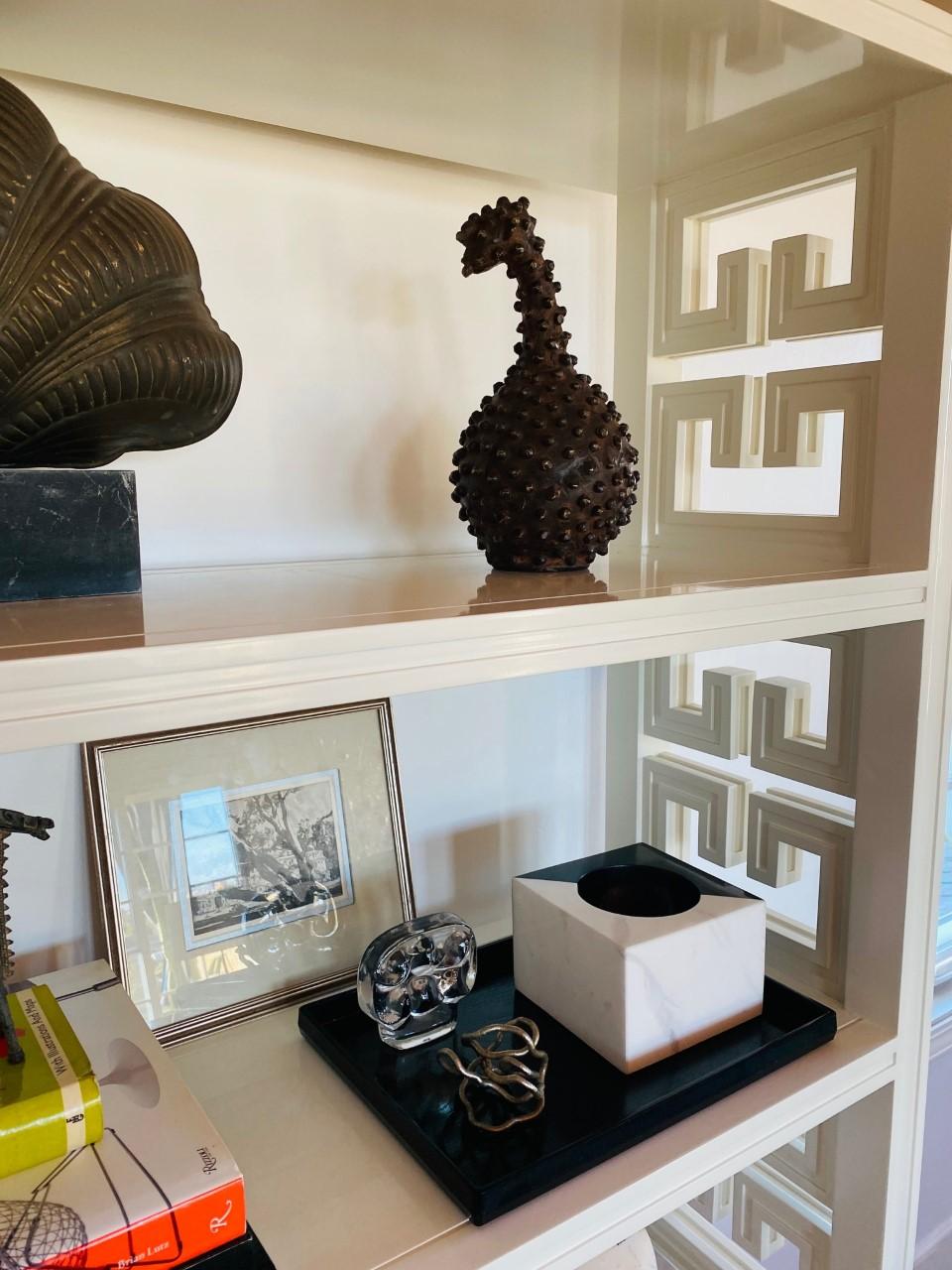 Hand-Crafted Vintage Abstract Hobnail Sculpture from Malawi For Sale
