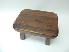 Vintage Primitive Artisanal Low Milking Stool
