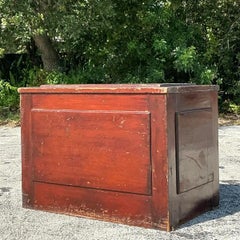 Vintage Primitive Blanket Chest