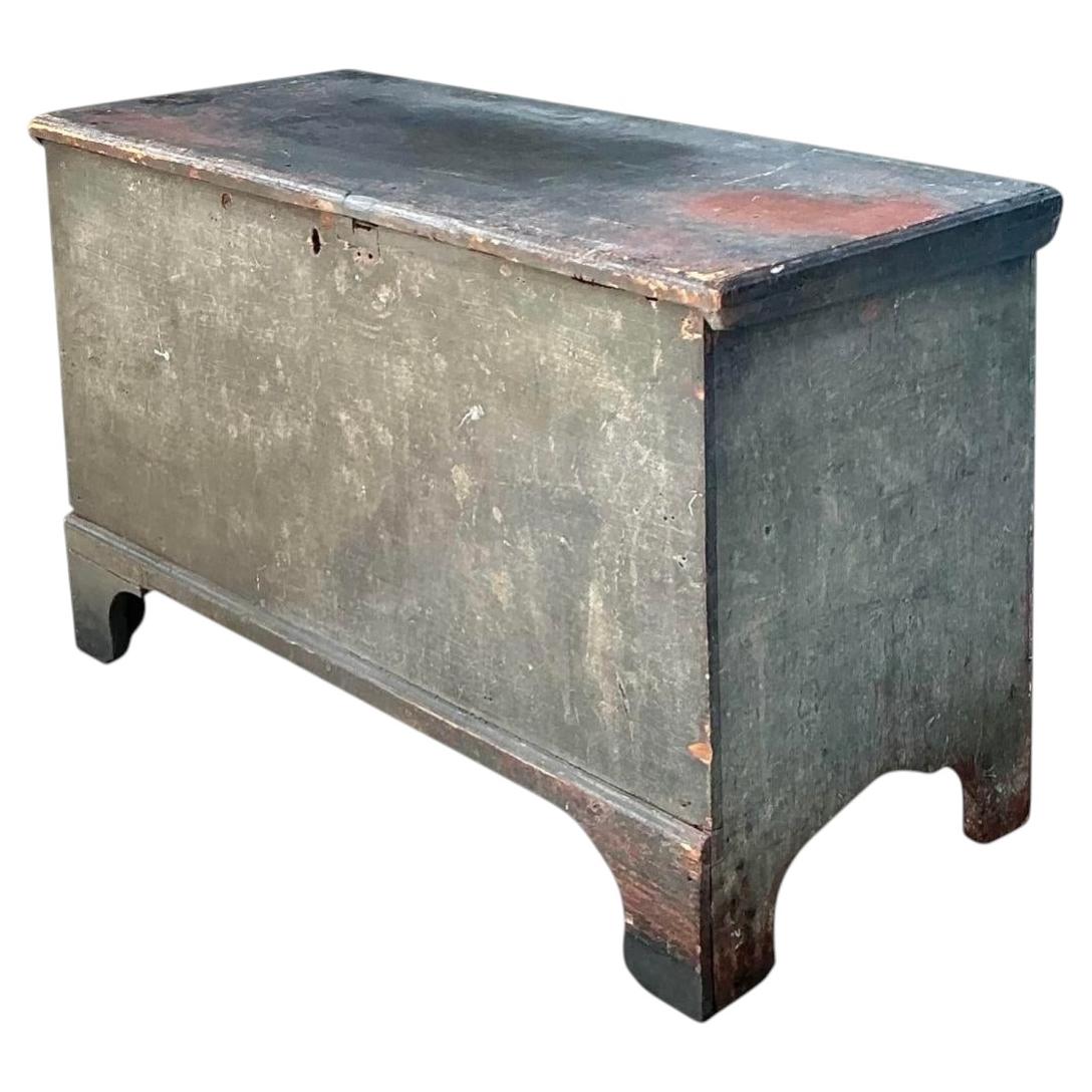 Vintage Primitive Blanket Chest