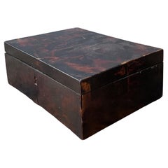 Vintage Primitive Burl Wood Box