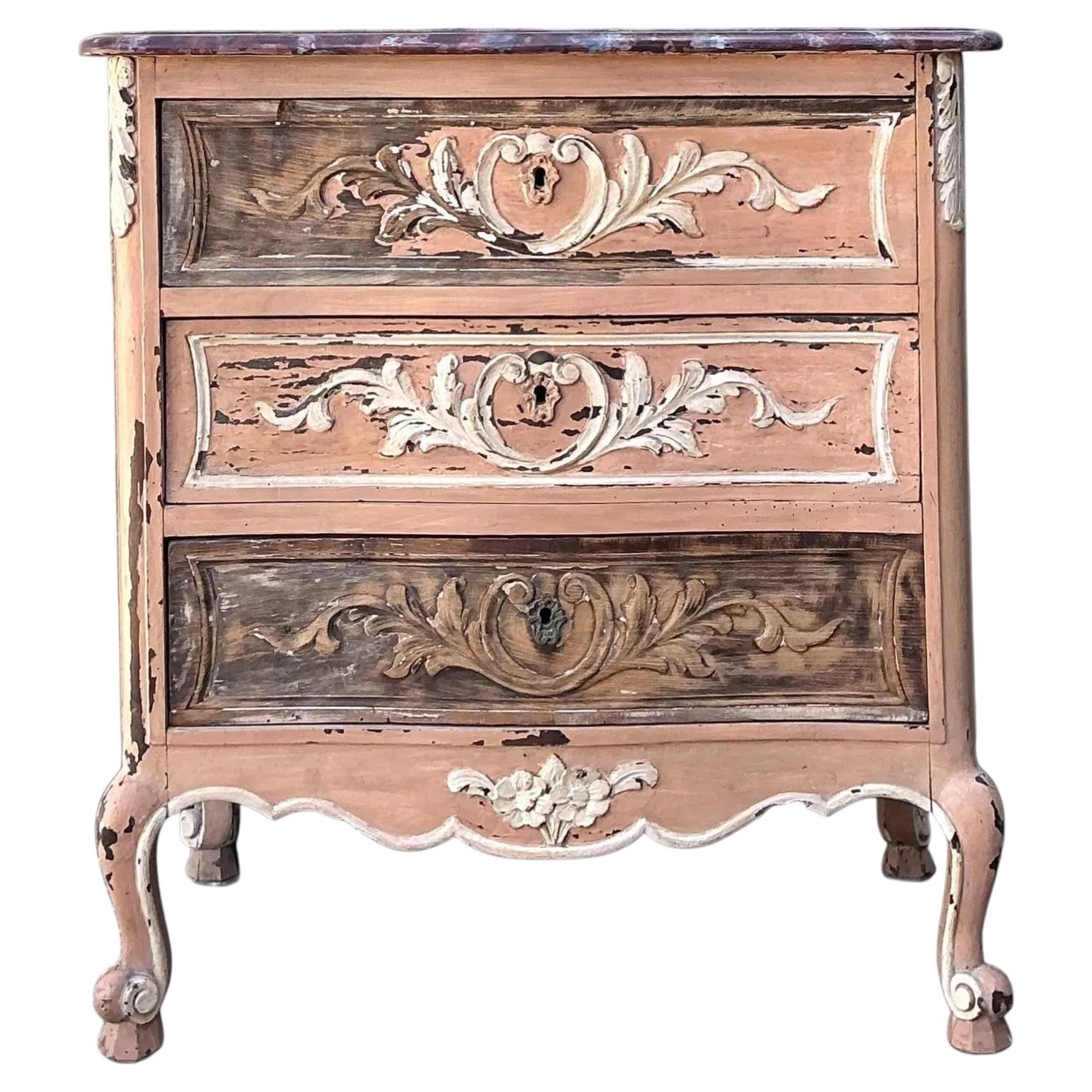 Vintage Primitive Chest of Drawers For Sale