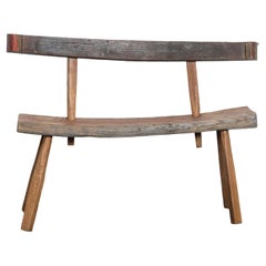 Panche rustiche vintage in Oak Oak