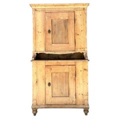 Vintage Primitive Knotty Pine Stacked Pantry