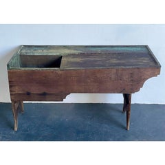 Vintage Primitive Patinated Copper Dry Sink