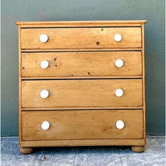 Vintage Primitive Pine Chest of Drawers