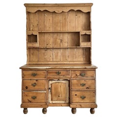 Vintage Primitive Pine Hutch