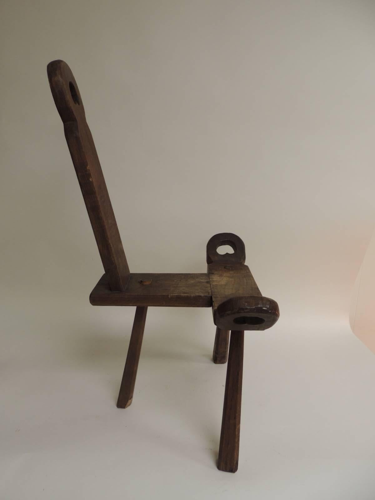 primitive birthing chair
