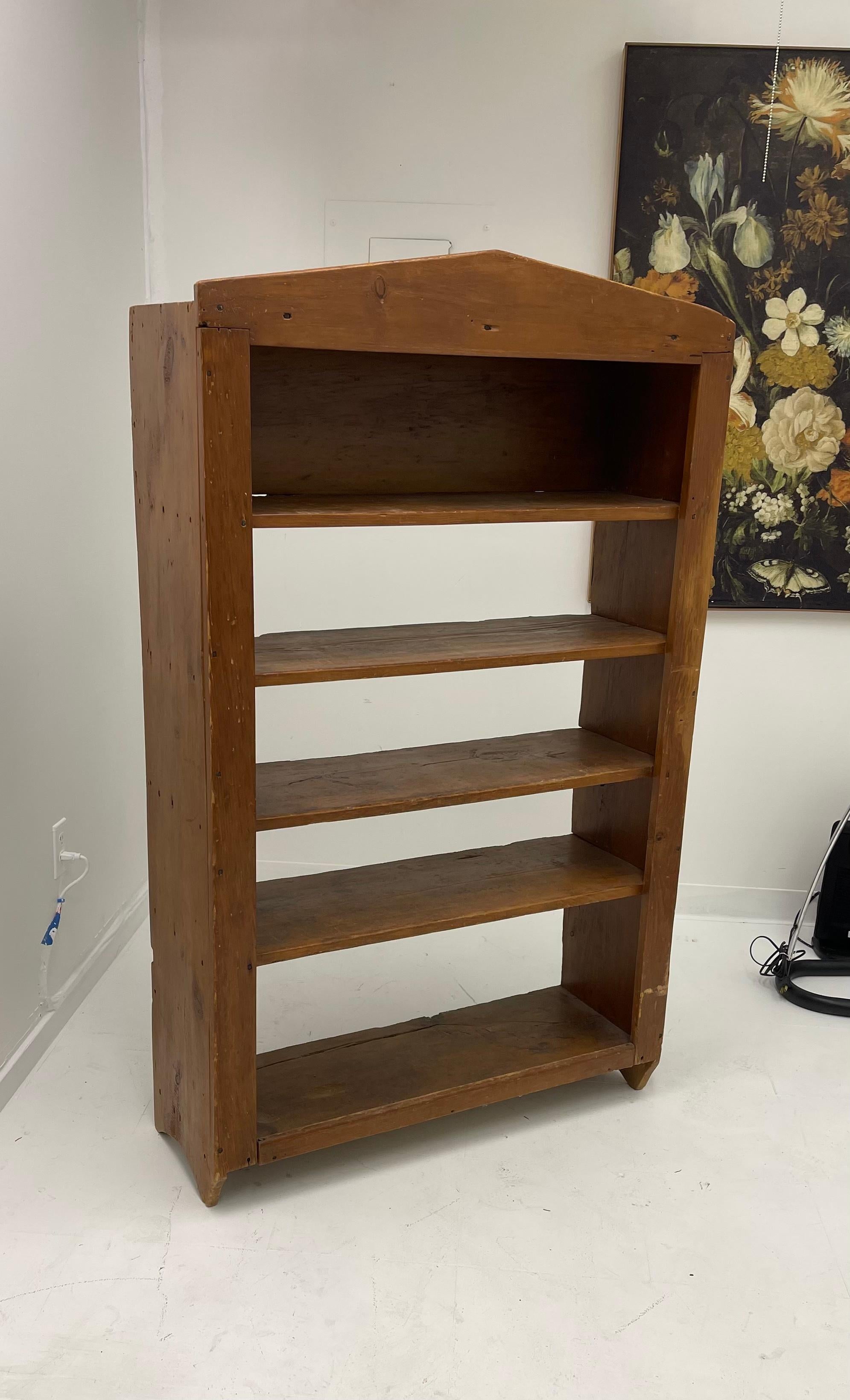 Mid-Century moderno Scaffali libreria in Wood in stile primitivo vintage in vendita