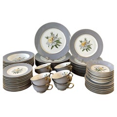 Vintage Princess China “Golden Peony” China - Set of 72