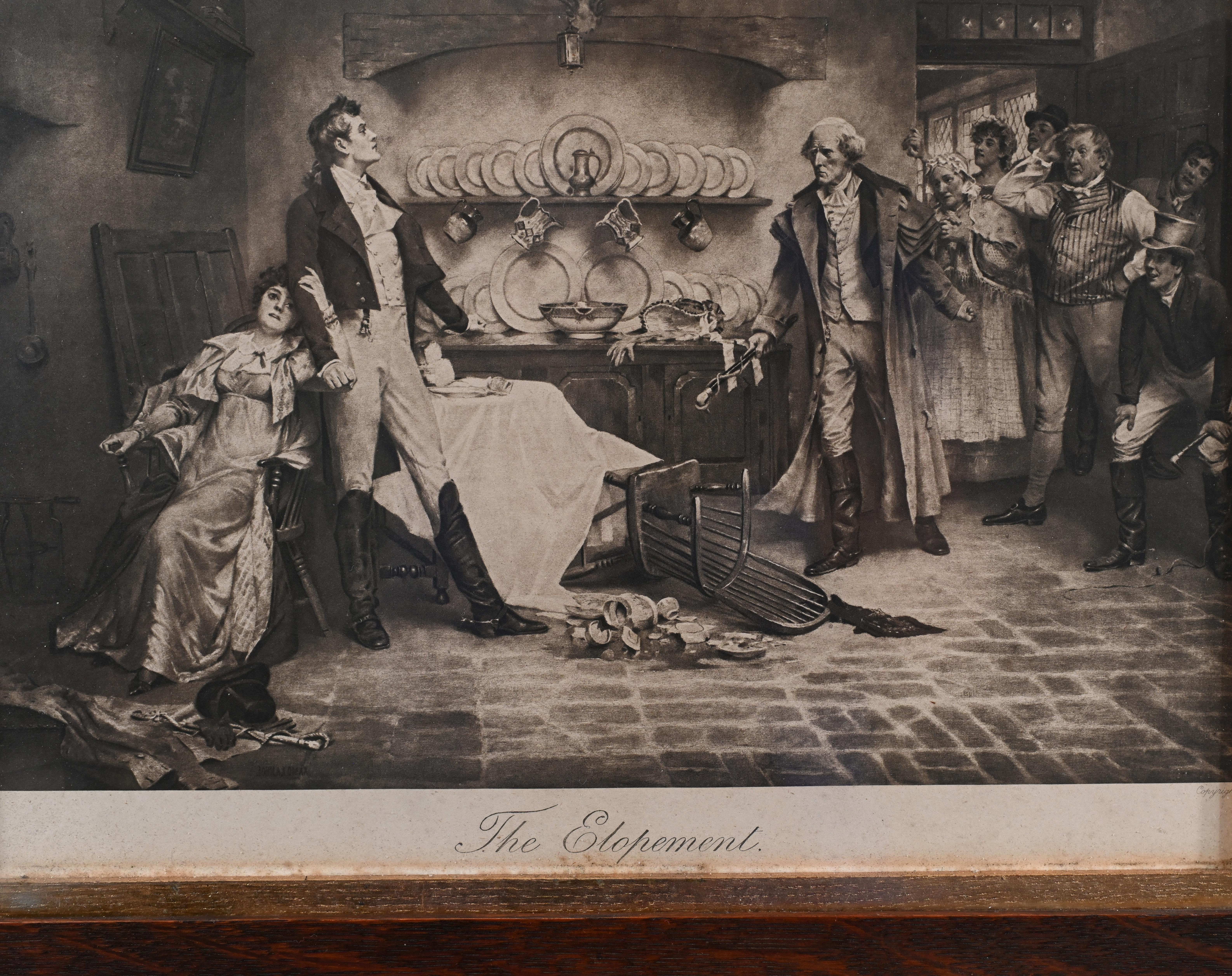 Vintage Print Schwarzes Schaf von FD. Victorianische Hirse im Zustand „Gut“ im Angebot in Potters Bar, GB