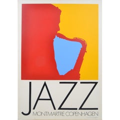 Vintage Print Copenhagen Jazz Montmartre by Per Arnoldi