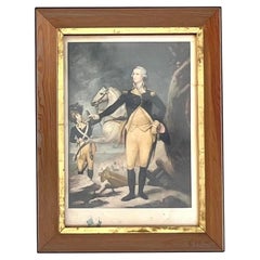 Vintage Print of George Washington Before the Battle of Trenton