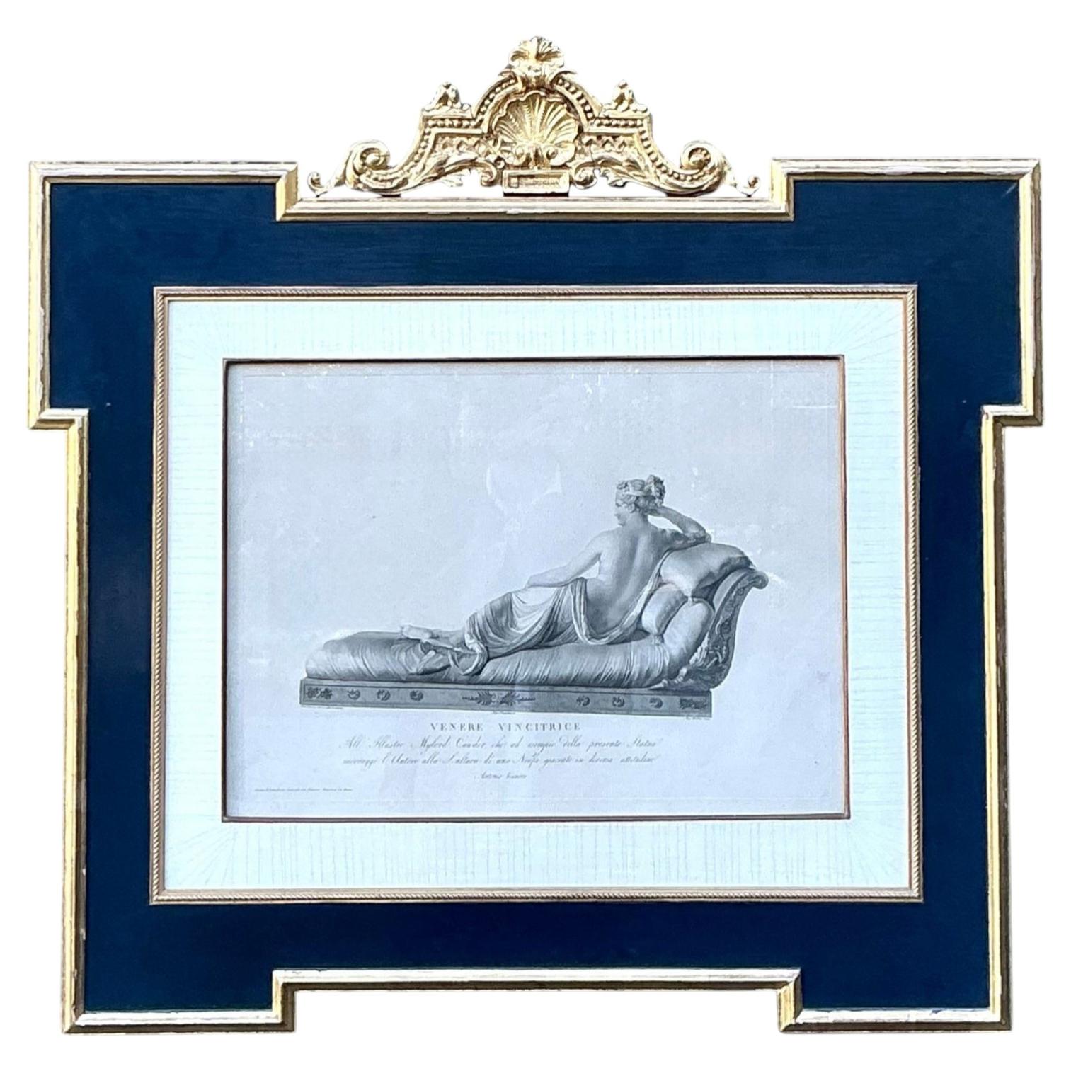Vintage Print of Pauline Borghese Bonaparte as Venus Victrix