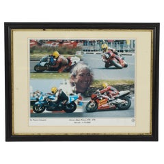 Retro Print of William Dunlop by Keith Martin dated 2000