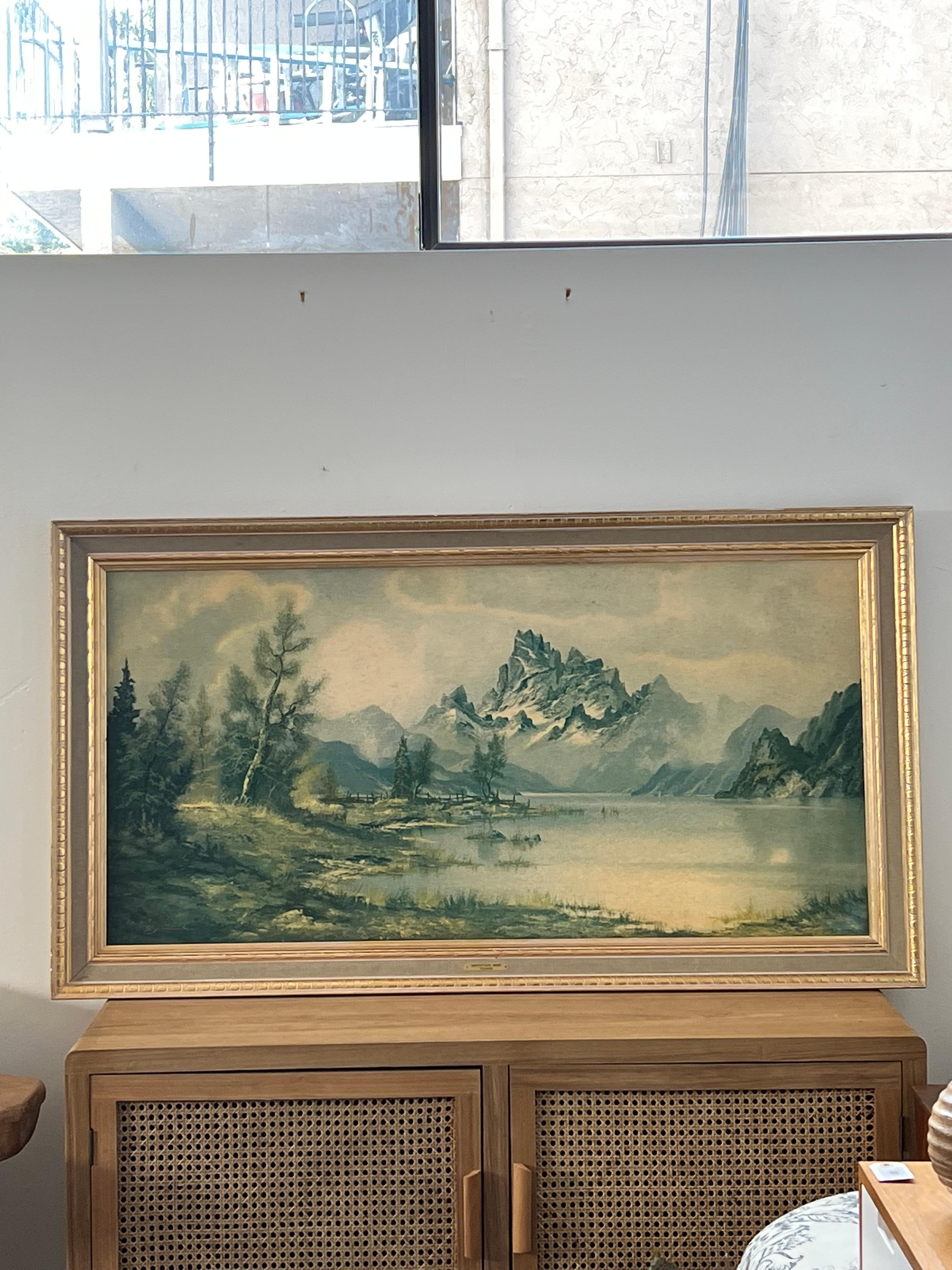 
Vintage Print Wilmer Mountain Mist Landscape.

Abmessungen  53,5 