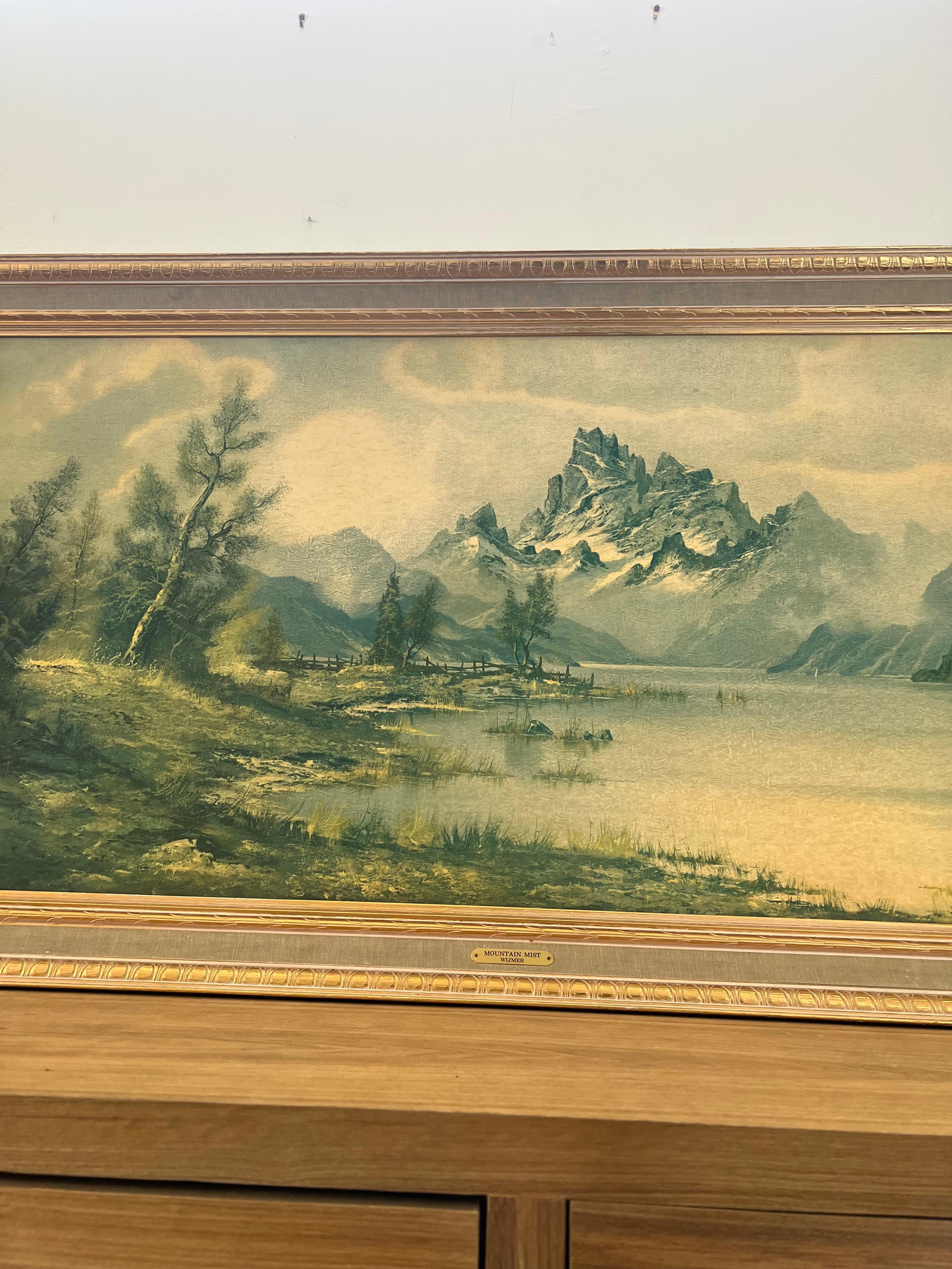 Vintage Print Wilmer Mountain Mist Landscape. im Angebot 3
