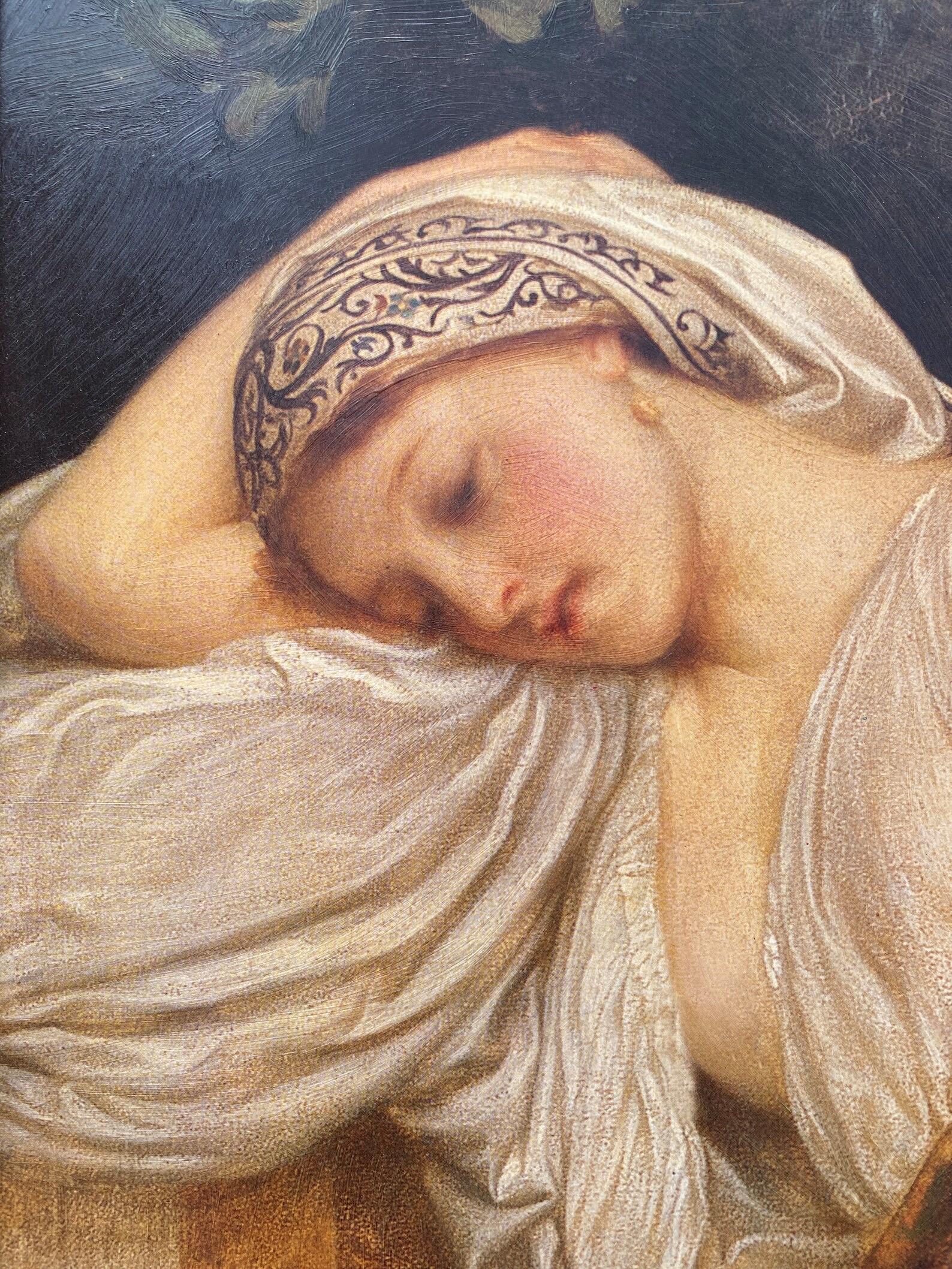 XX secolo Riproduzione stampata d'epoca dell'Odalisca di Frederic Leighton in vendita