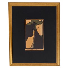 Carte de tarot vintage imprimée par David Mario Palladini, c.C. 1967  Le Chevalier d'Épé