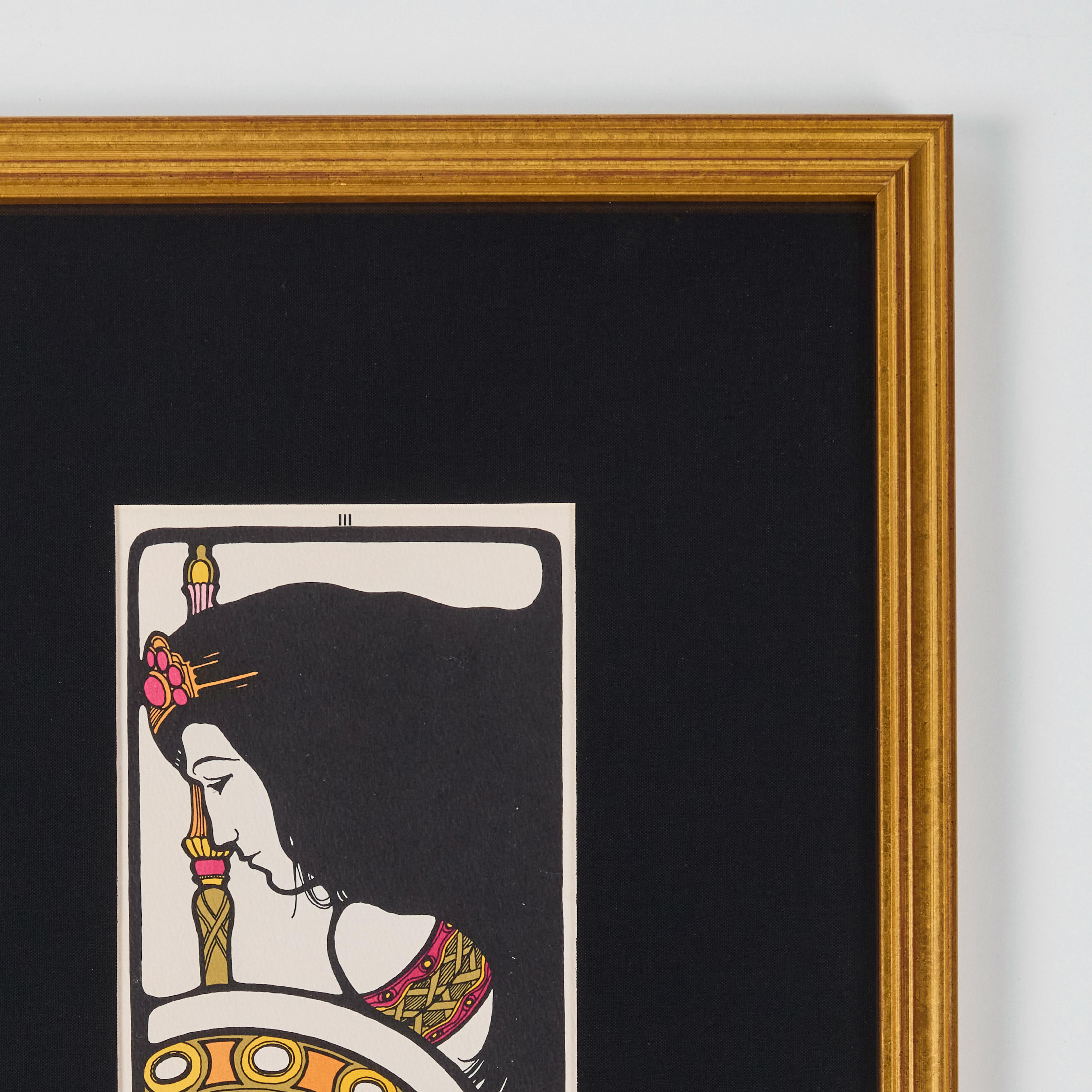Vintage gedruckte Tarotkarte von David Mario Palladini, um 1967  Die Kaiserin (Nordamerikanisch) im Angebot