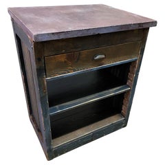Antique Printer's Imposing Table / Island