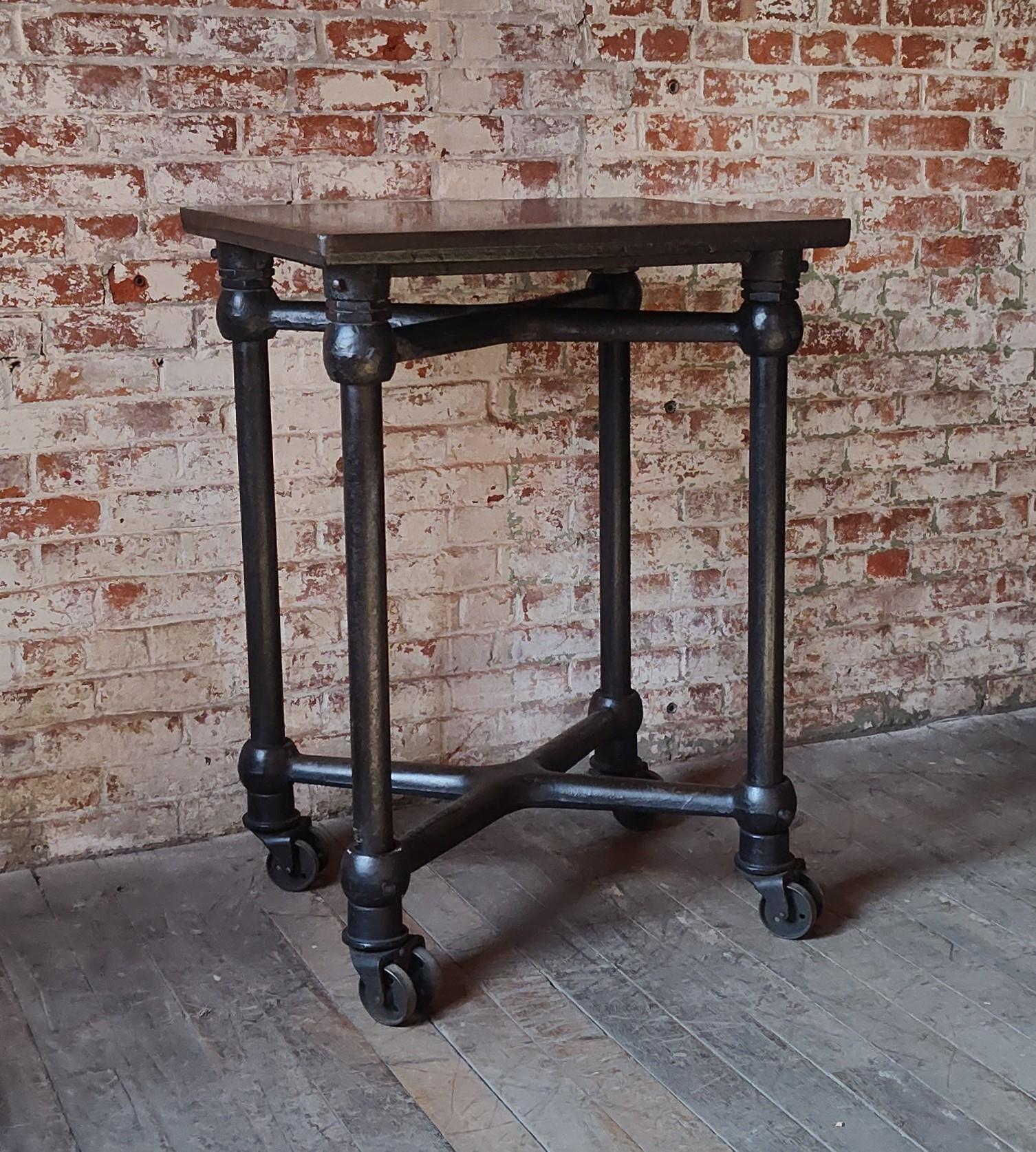 Industrial Island / Bar Cart

Overall Dimensions: 24
