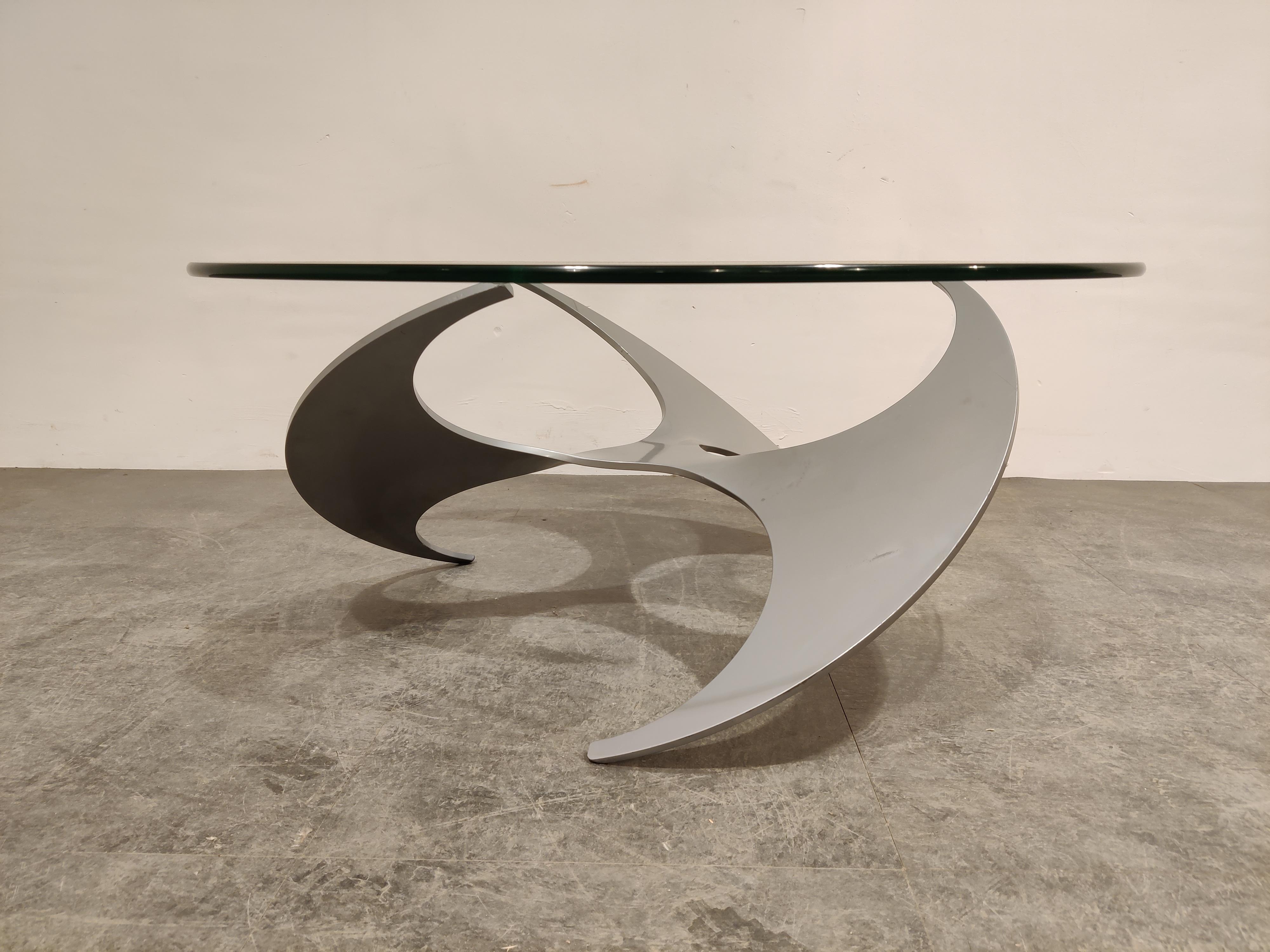 Space Age Vintage Propellor Coffee Table by Knut  Hesterberg, 1960s