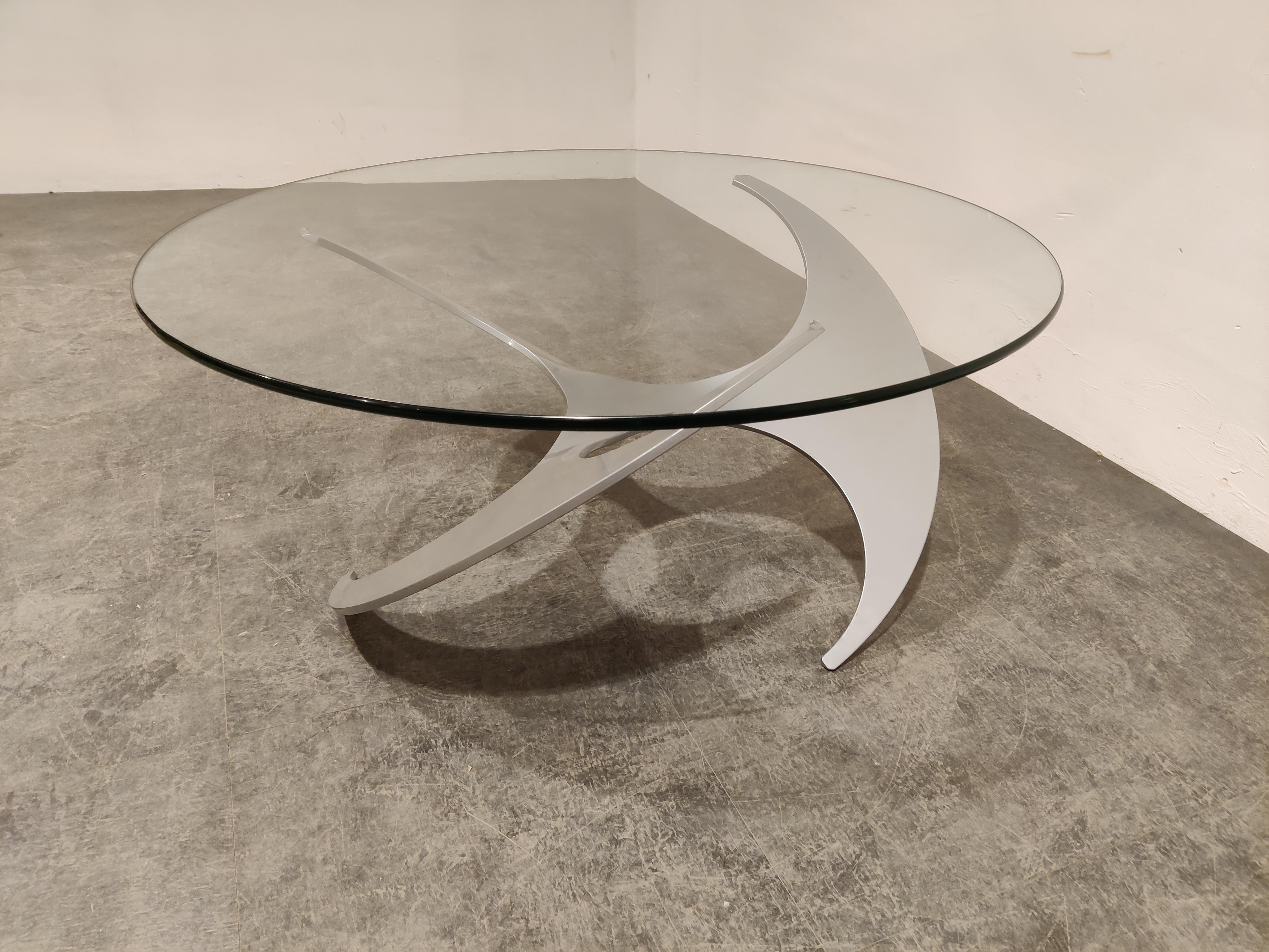 Vintage Propellor Coffee Table by Knut  Hesterberg, 1960s In Good Condition In HEVERLEE, BE