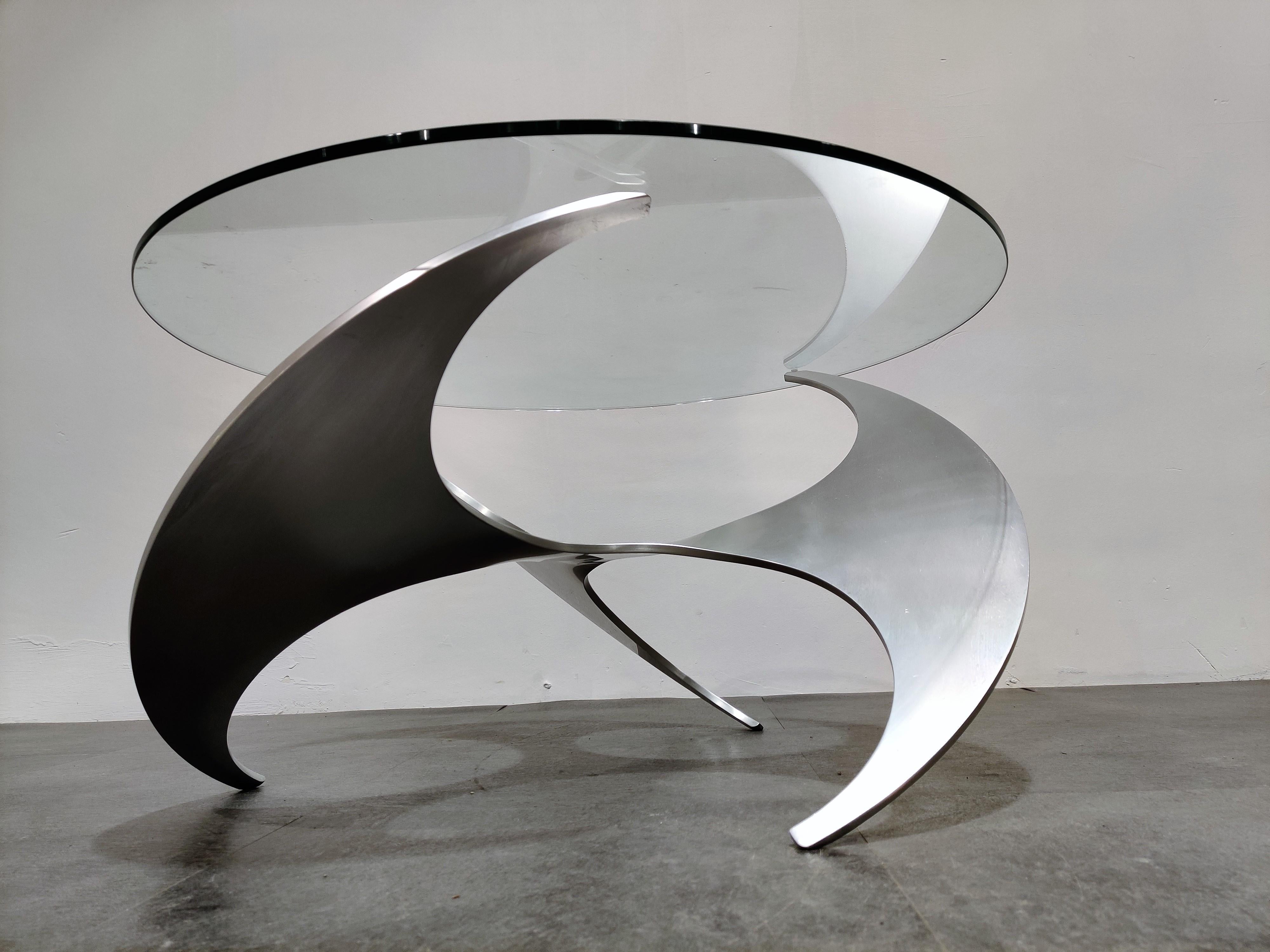 Vintage Propellor Coffee Table by Knut Hesterberg, 1960s 1