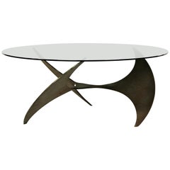 Vintage Propellor Coffee Table by Knut Hesterberg for Ronald Schmitt, 1960s